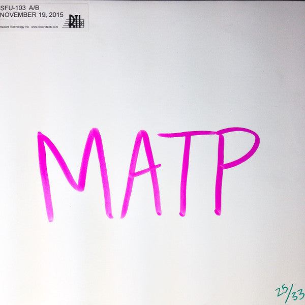 Malice At The Palace : Malice At The Palace (12", EP, Ltd, Num, Tou)